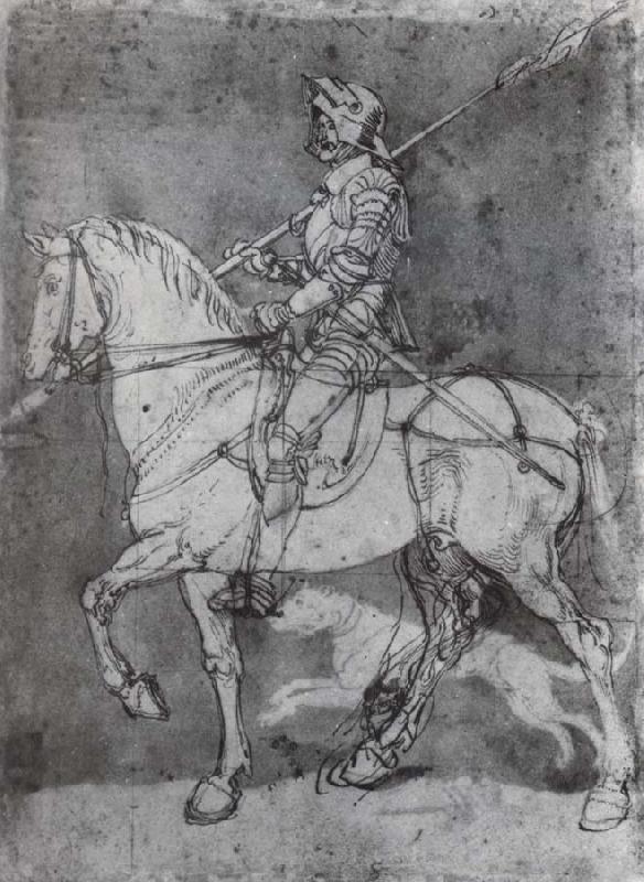Peaparatory study for the engraving, Albrecht Durer